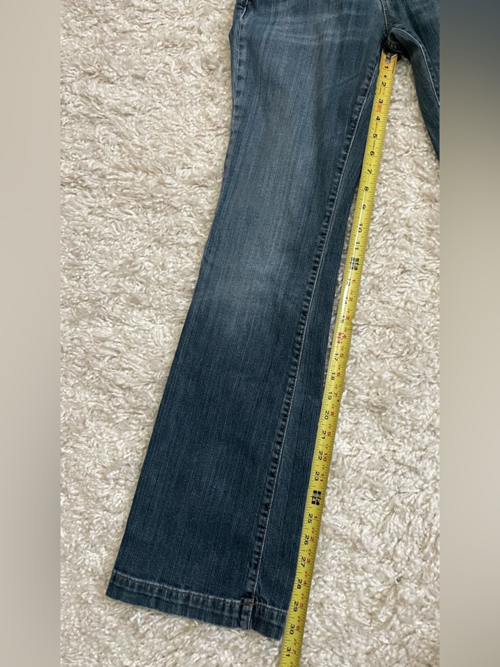 Vintage GAP Long and Lean Stretch Dark Wash, Boot Cut Women's Jeans - Picture 10 of 11